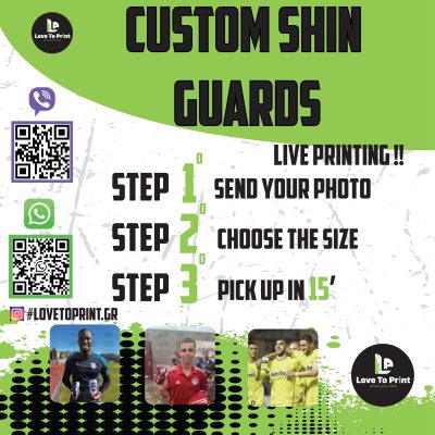 Create Your Custom Shin Guards LIVE at the Event ⚽🔥